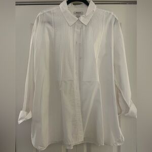Madewells Classic White tuxido Dress Shirt